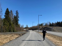 Tampereen Vuoreksesta poistumassa.